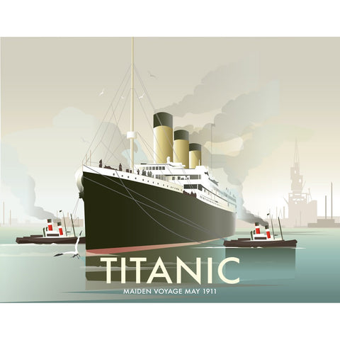 THOMPSON357: The Titanic 24" x 32" Matte Mounted Print
