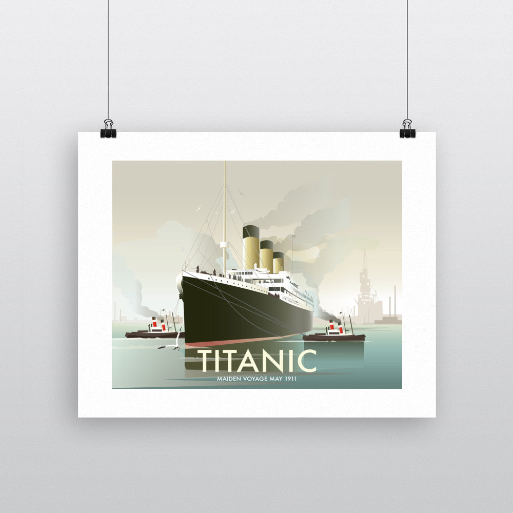 THOMPSON357: The Titanic 24" x 32" Matte Mounted Print