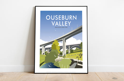 Ouseburn Valley By Artist Dave Thompson - Premium Art Print
