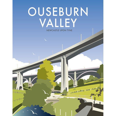 THOMPSON365: Ouseburn Valley, Newcastle Upon Tyne 24" x 32" Matte Mounted Print
