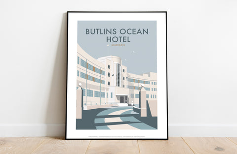 Butlins Ocean Hotel By Artist Dave Thompson - Art Print