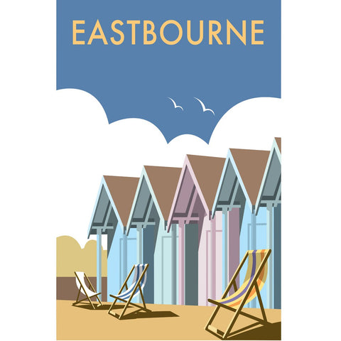 THOMPSON372: Eastbourne 24" x 32" Matte Mounted Print