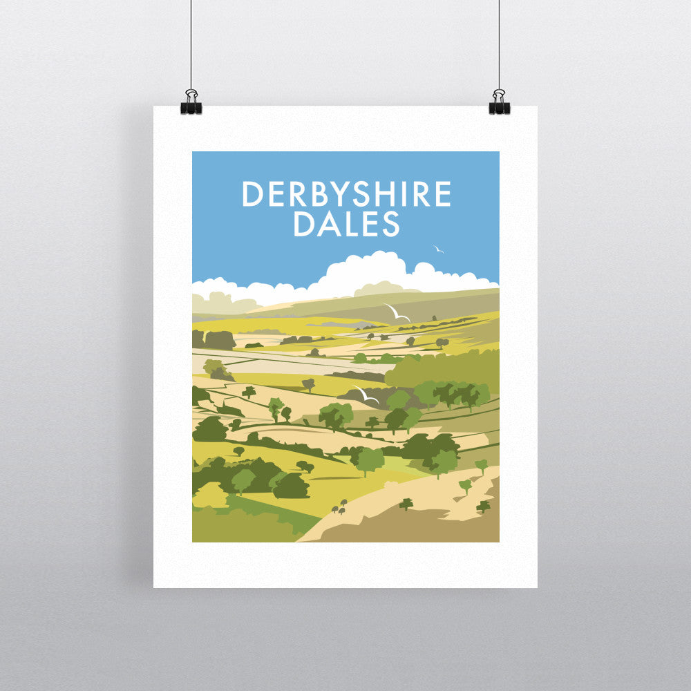 THOMPSON373: Derbyshire Dales 24" x 32" Matte Mounted Print
