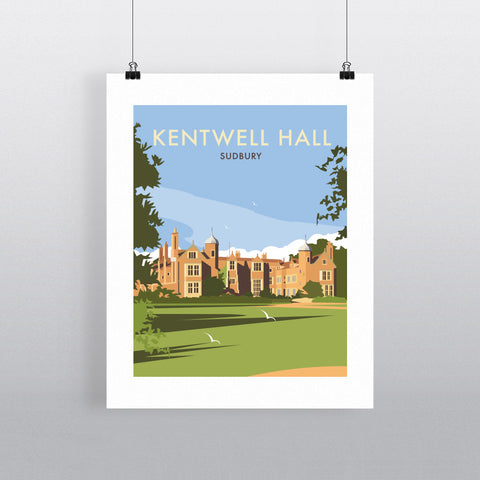 THOMPSON374: Kentwell Hall, Sudbury 24" x 32" Matte Mounted Print