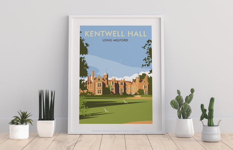 Kentwell Hall By Artist Dave Thompson - Premium Art Print