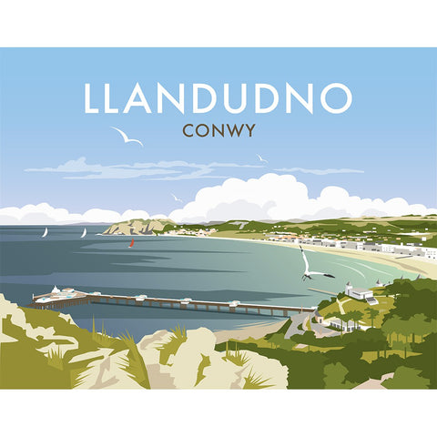 THOMPSON379: Llandudno, Wales 24" x 32" Matte Mounted Print