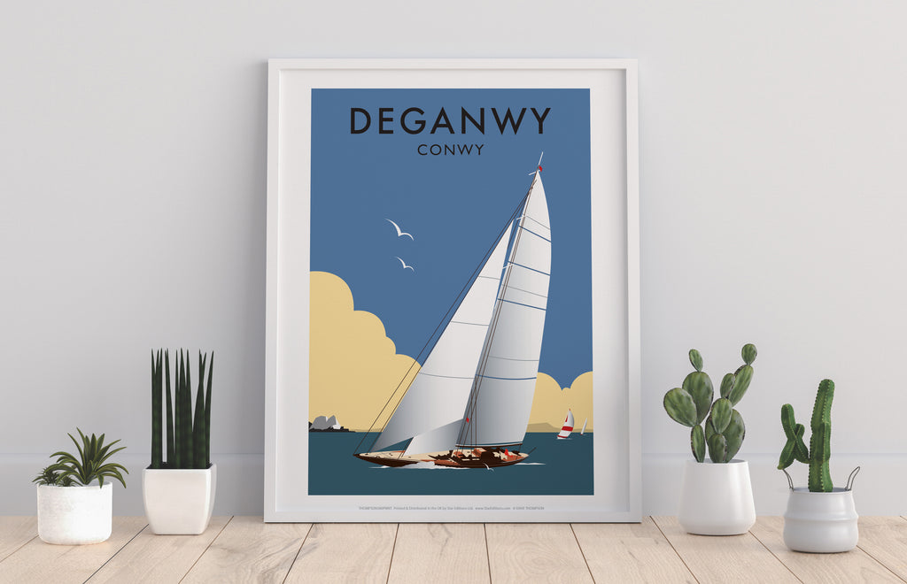 Deganwy By Artist Dave Thompson - 11X14inch Premium Art Print