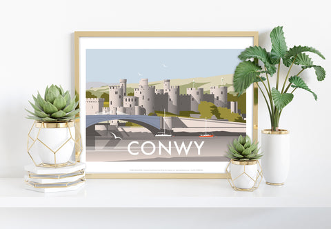 Conwy By Artist Dave Thompson - 11X14inch Premium Art Print