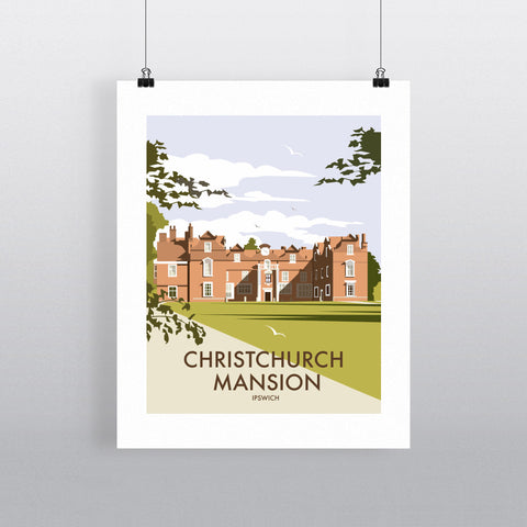 THOMPSON391: Christchurch Mansion, Ipswich 24" x 32" Matte Mounted Print