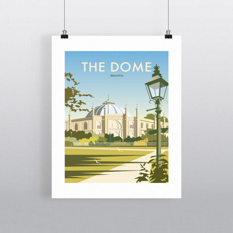 THOMPSON393: The Dome, Brighton 24" x 32" Matte Mounted Print