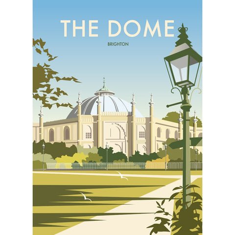 THOMPSON393: The Dome, Brighton 24" x 32" Matte Mounted Print