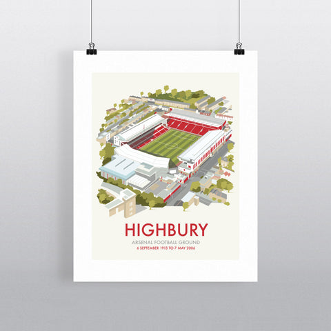 THOMPSON403: Highbury 24" x 32" Matte Mounted Print