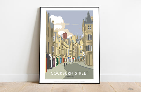 Cockburn Street By Artist Dave Thompson - Premium Art Print