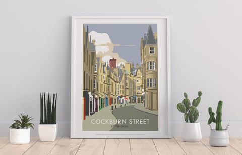 Cockburn Street By Artist Dave Thompson - Premium Art Print