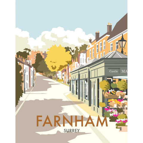 THOMPSON427: Farnham, Surrey 24" x 32" Matte Mounted Print