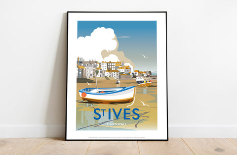 St Ives By Artist Dave Thompson - 11X14inch Premium Art Print