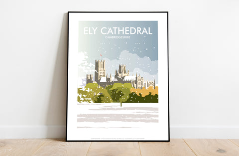 Ely Cathedral By Artist Dave Thompson - Premium Art Print