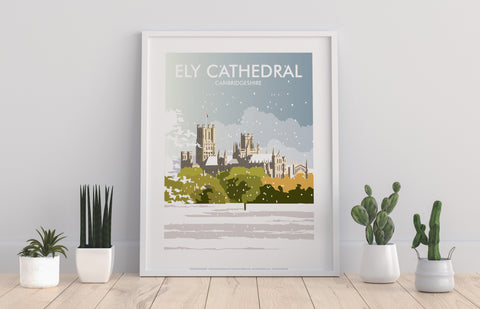 Ely Cathedral By Artist Dave Thompson - Premium Art Print