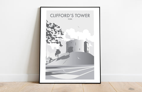 Clifford's Tower By Artist Dave Thompson - 11X14inch Premium Art Print