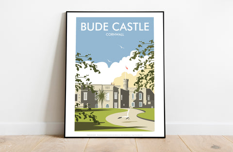 Bude Castle By Artist Dave Thompson - Premium Art Print