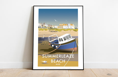 Summerleaze Beach By Artist Dave Thompson - Art Print