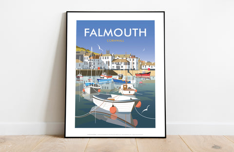 Falmouth By Artist Dave Thompson - 11X14inch Premium Art Print
