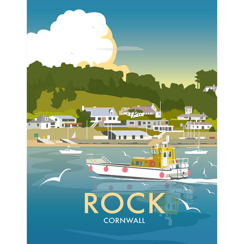 THOMPSON453: Rock, Cornwall 24" x 32" Matte Mounted Print