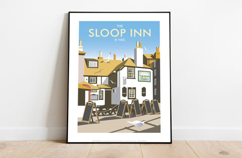 The Sloop Inn By Artist Dave Thompson - Premium Art Print