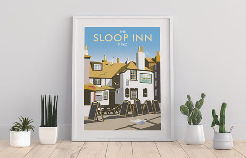 The Sloop Inn By Artist Dave Thompson - Premium Art Print