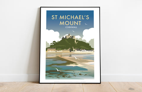 St Michael's Mount By Artist Dave Thompson - Art Print