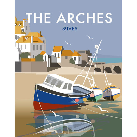 THOMPSON460: The Arches, St Ives 24" x 32" Matte Mounted Print