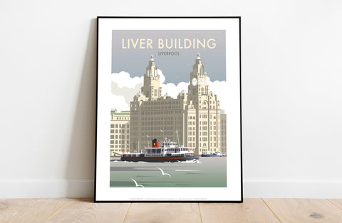 Liver Building By Artist Dave Thompson - Premium Art Print