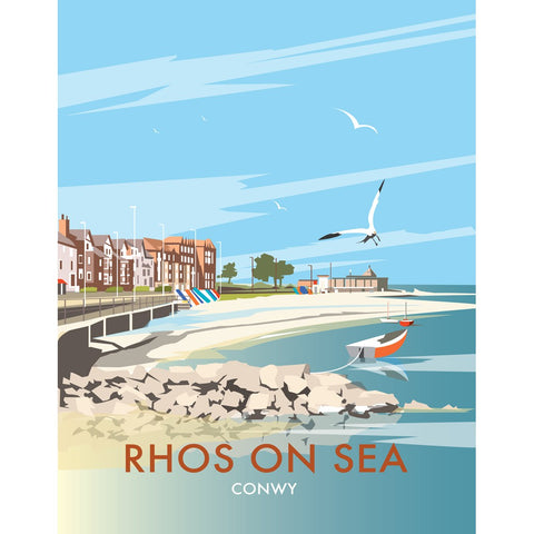 THOMPSON467: Rhos on Sea, Wales 24" x 32" Matte Mounted Print