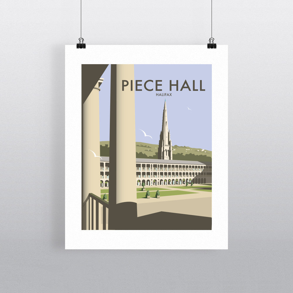 THOMPSON471: The Piece Hall, Halifax 24" x 32" Matte Mounted Print