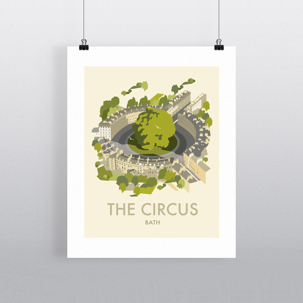 THOMPSON475: The Circus, Bath 24" x 32" Matte Mounted Print