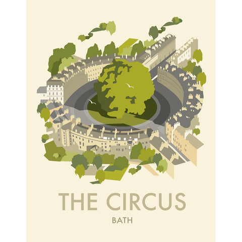 THOMPSON475: The Circus, Bath 24" x 32" Matte Mounted Print