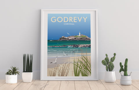 Godrevy By Artist Dave Thompson - 11X14inch Premium Art Print