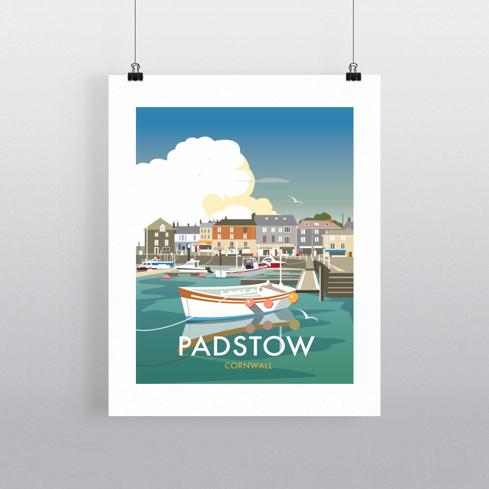 THOMPSON480: Padstow, Cornwall 24" x 32" Matte Mounted Print