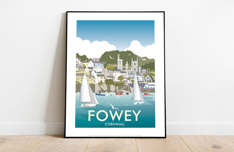 Fowey By Artist Dave Thompson - 11X14inch Premium Art Print