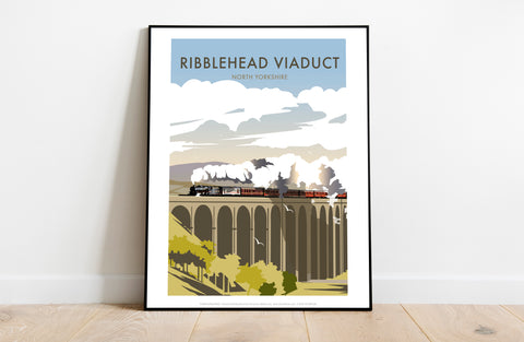 Ribblehead Viaduct By Artist Dave Thompson - Art Print