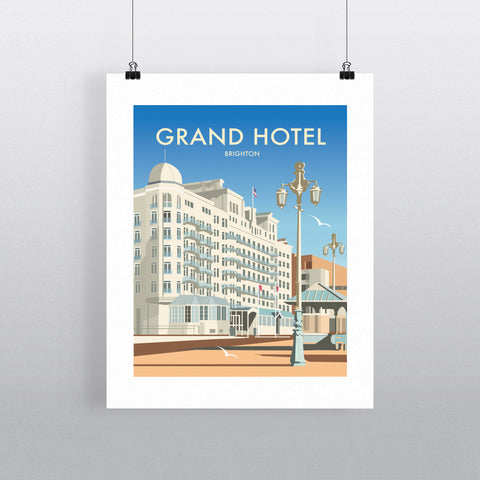 THOMPSON488: The Grand Hotel, Brighton. Greeting Card 6x6