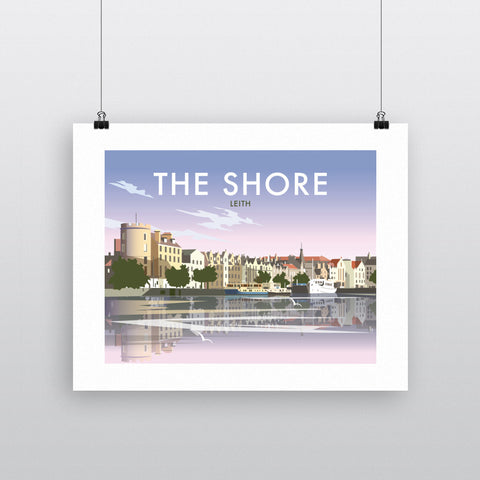 THOMPSON497: The Shore Leith. Greeting Card 6x6