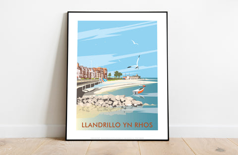 Llandrillo Yn Rhos By Artist Dave Thompson - Art Print
