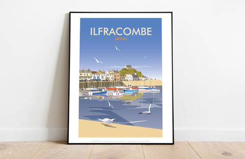 Ilfracombe By Artist Dave Thompson - Premium Art Print