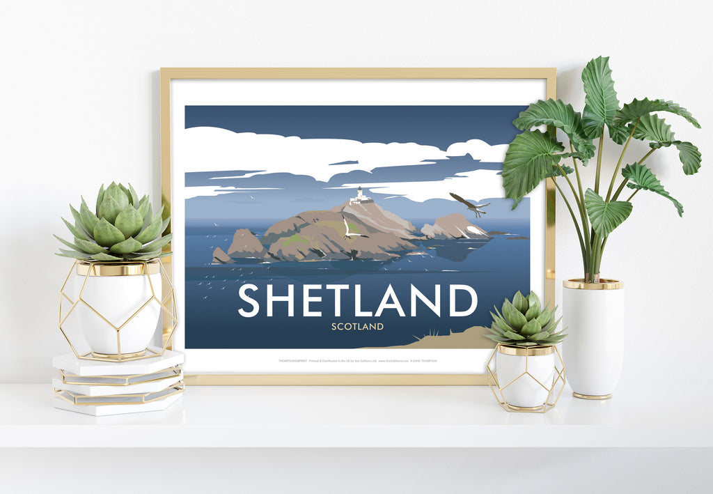 Shetland By Artist Dave Thompson - 11X14inch Premium Art Print