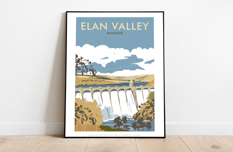 Elan Valley By Artist Dave Thompson - Premium Art Print