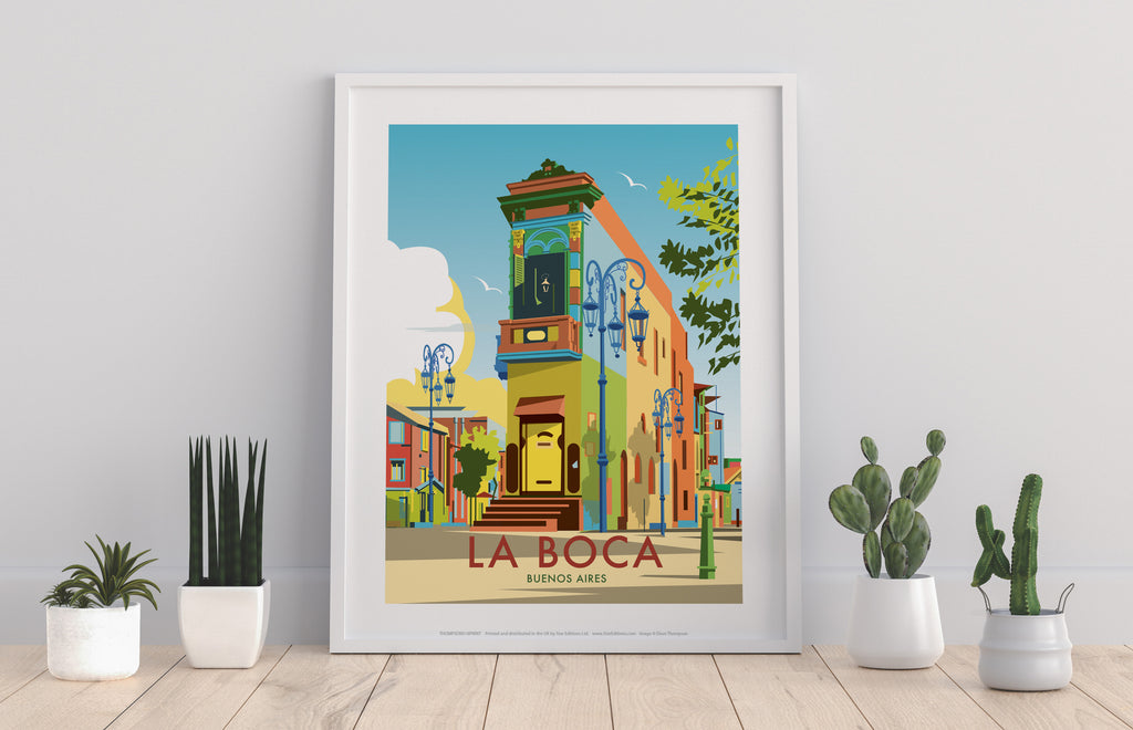 La Boca By Artist Dave Thompson - 11X14inch Premium Art Print