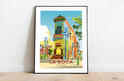 La Boca By Artist Dave Thompson - 11X14inch Premium Art Print
