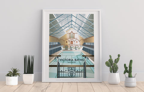 Victoria Baths By Artist Dave Thompson - Premium Art Print