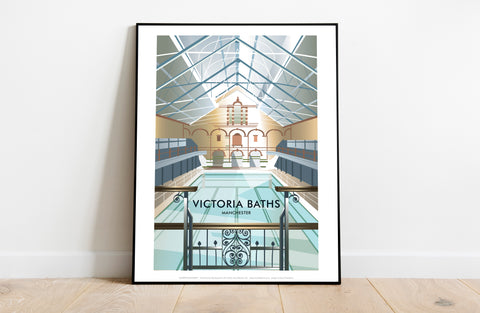 Victoria Baths By Artist Dave Thompson - Premium Art Print